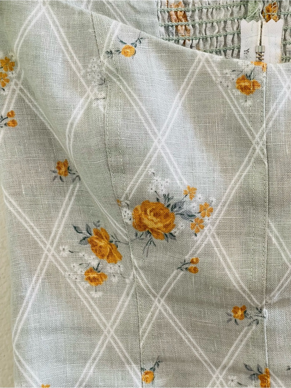Reformation Women’s Alcove 100% Linen Top in Celia Colorway Size 0 - Picture 8 of 10
